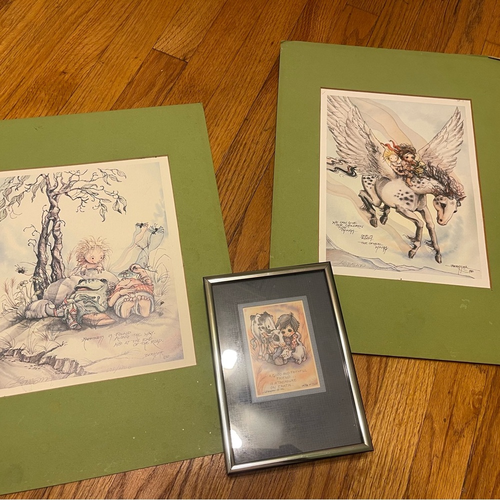 3 set 1980s Signed JODY BERGSMA